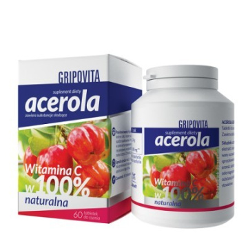 Acerola Gripovita, 60 tabletek