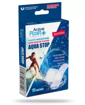Active Plast - plastry wodoodporne Aqua Stop, 10 szt (MIX)