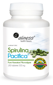 Aliness Spirulina Pacifica, 180 tabletek