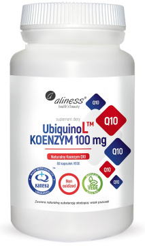 Aliness Ubiquinol Q10 Koenzym 100 mg, 60 kapsułek