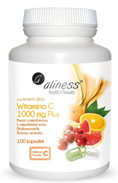 Aliness Witamina C 1000 mg Plus, 100 kapsułek