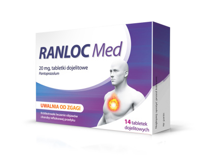 Ranloc Med 20 mg, 14 tabletek