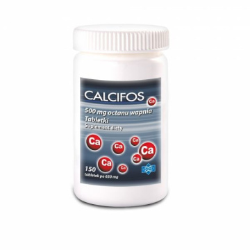 Calcifos 500 mg, 150 tabletek