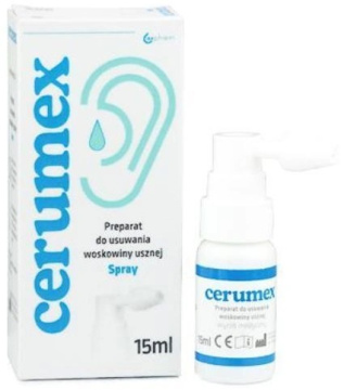 Cerumex spray do uszu 15 ml