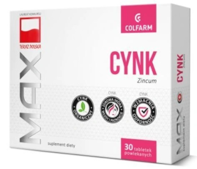 Cynk 10 mg, 30 tabletek (Colfarm)