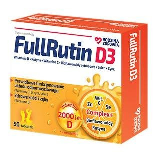 Rodzina Zdrowia FullRutin D3, 50 tabletek