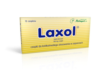 Laxol, 12 czopków