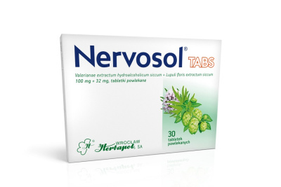 Nervosol TABS, 30 tabletek powlekanych
