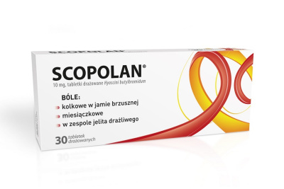 Scopolan 10 mg, 30 tabletek drażowanych