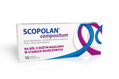Scopolan Compositum, 10 tabletek drażowanych