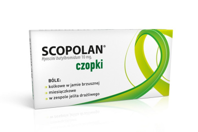 Scopolan 10 mg, 6 czopków