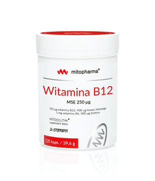 DR ENZMANN, WITAMINA B12 250µg MSE, 120 tabletek