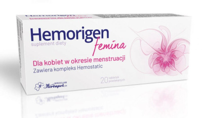 Hemorigen femina, 20 tabletek