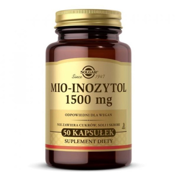 SOLGAR Mio-Inozytol 1500 mg, 50 kapsułek