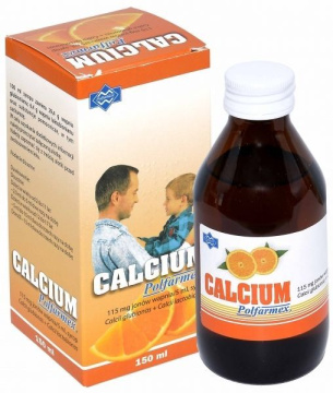 Calcium (smak pomarańczowy) syrop 150 ml