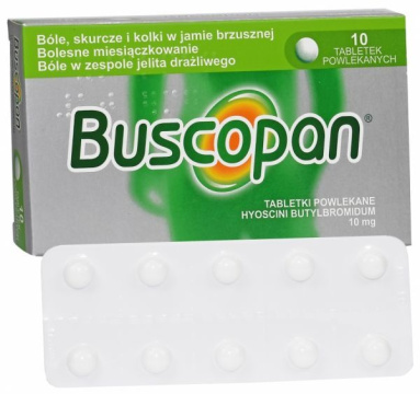 Buscopan 10 mg 10 tabletek drażowanych