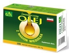 GAL Zimnotłoczony olej z nasion wiesiołka 500 mg 150 kapsułek