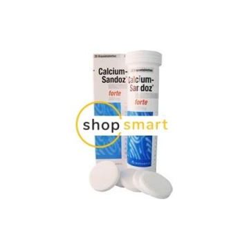 Calcium-Sandoz forte, 20 tabletek