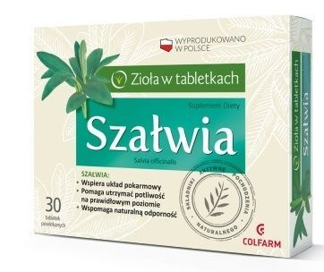 Szałwia, 30 tabletek