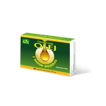 GAL Zimnotłoczony olej z nasion wiesiołka 500 mg  60 kapsułek