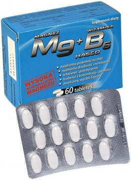 Mg magnez + witamina B6, 60 tabletek