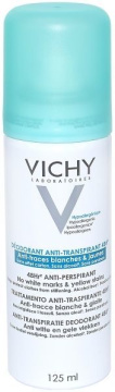 Vichy dezodorant antyperspirant w sprayu przeciw białym i żółtym plamom 125 ml