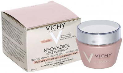 Vichy Neovadiol Rose Platinum - różany krem wzmacniająco-rewitalizujący 50 ml