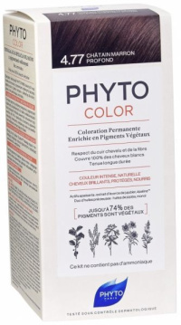 PHYTO Color Trwała koloryzacja włosów  bez amoniaku4.77 Kasztanowy brąz, 100 ml