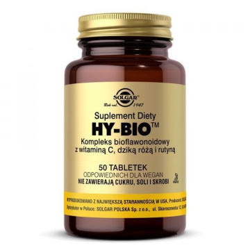 Solgar Hy-Bio kompleks bioflawonoidowy, 50 tabletek