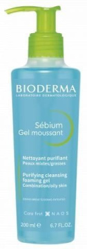 Bioderma Sebium Gel Moussant, żel do mycia twarzy, 200 ml