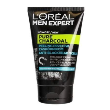 Loreal Men Expert Pure Charcoal Peeling przeciw zaskórnikom 100ml