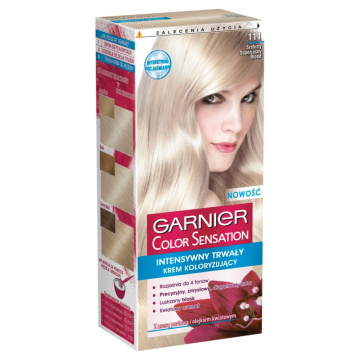 Garnier Color Sensation Krem koloryzujący 111 Silver U.Blond- Srebrny superjasny blond