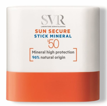 SVR Sun Secure Stick Minéral SPF 50 Mineralny sztyft, 10 g