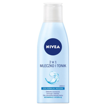 Nivea Mleczko i tonik 2w1 do cery normalnej i mieszanej  200ml