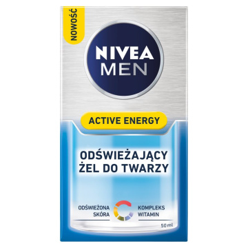 NIVEA FOR MEN Active Energy Żel do twarzy odświeżający  50ml