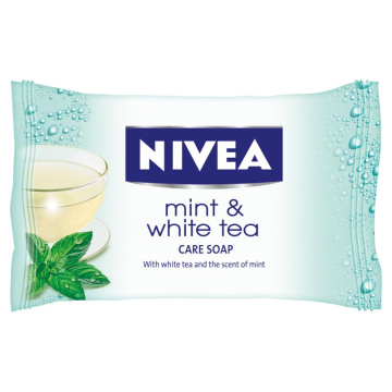 NIVEA MYDŁO Mint & White Tea kostka 90g