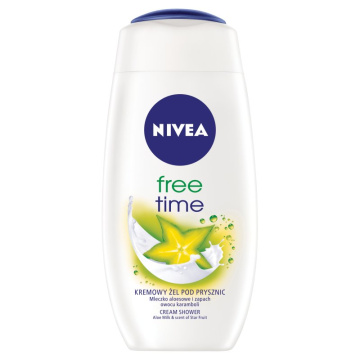 Nivea Cream Shower Kremowy żel pod prysznic Free Time  250ml