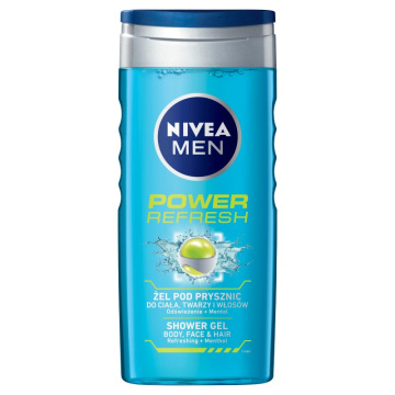 Nivea Bath Care Żel pod prysznic Power Refresh for men  250ml