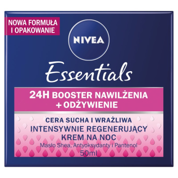 Nivea Krem na noc regenerujący do cery suchej&  50ml