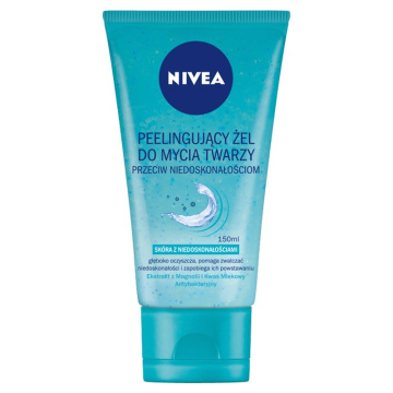 Nivea Pure Effect Żel-peeling do mycia twarzy Clean Deeper  150ml