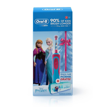 ORAL-B VITALITY Frozen Elektryczna szczoteczka do zębów dla dzieci 1 szt. + piórnik