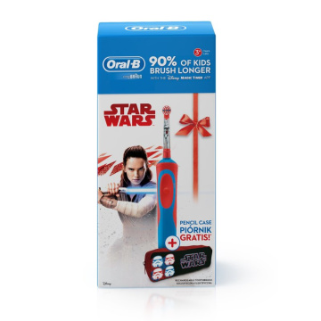 ORAL-B VITALITY Star Wars Elektryczna szczoteczka do zębów dla dzieci 1 szt. + piórnik
