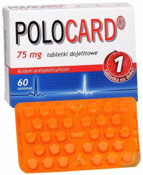 Polocard 75 mg  60 tabletek