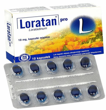 Loratan pro 10 mg , 10 kapsułek