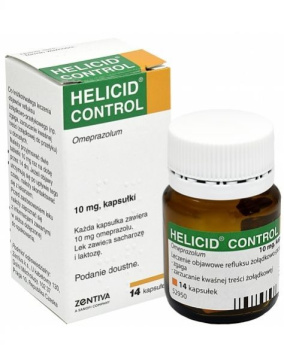 Helicid 10 mg 14 kapsułek