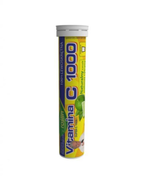 Vitamina C (smak zielonej cytryny) 1000 mg 20 tabletek delikatnie musujących