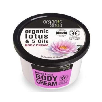 Organic Shop krem do ciała Indyjski Lotos 250 ml