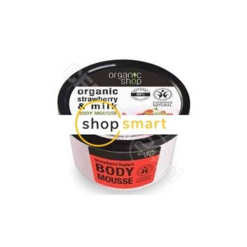 Organic Shop mus  do ciała Truskawkowy jogurt 250 ml