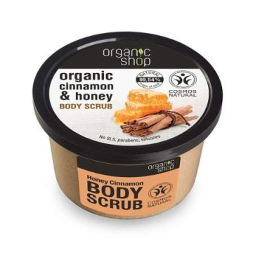 Organic Shop peeling do ciała Miodowy Cynamon 250 ml