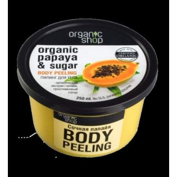 Organic Shop peeling do ciała Soczysta Papaja 250 ml